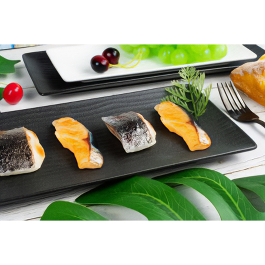 Cark bol de service ondulation noir 38x13cm