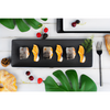 Cark bol de service ondulation noir 38x13cm