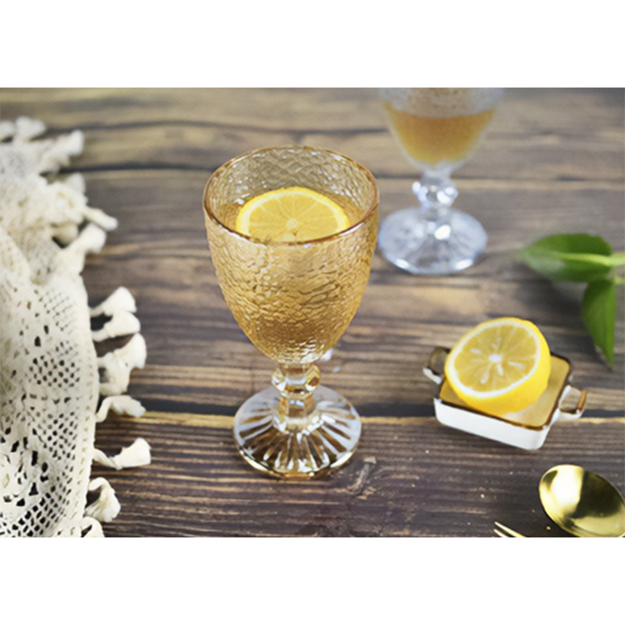 Cark verre à vin pavé ambre 340ml 6 pièces