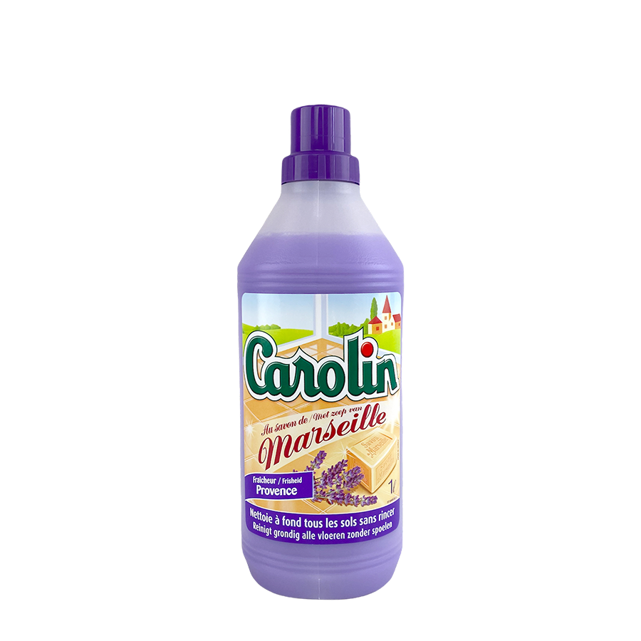 Nettoyant sols Carolin au savon de Marseille fraîcheur Provence 1000ml