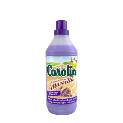 Nettoyant sols Carolin au savon de Marseille fraîcheur Provence 1000ml