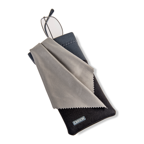 Lunettes de néoprène Carson avec un tissu en microfibre noir gris