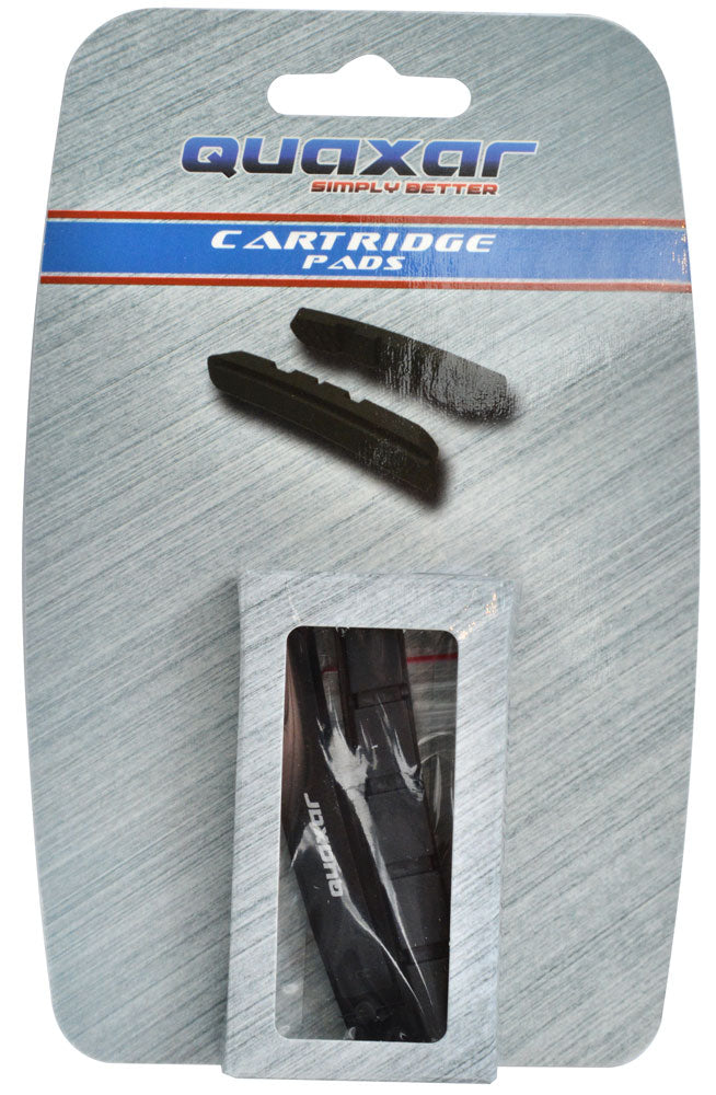 Plaquettes de frein de rechange à cartouche Quaxar 72 mm pour shimano noir