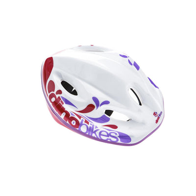 Dino bikes casque enfant dino blanc rose 52-56cm