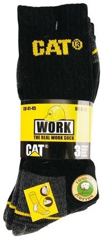 Chaussettes pour chat, paquet de 3 96460 | gris noir | taille 41 45 - 5420018113885