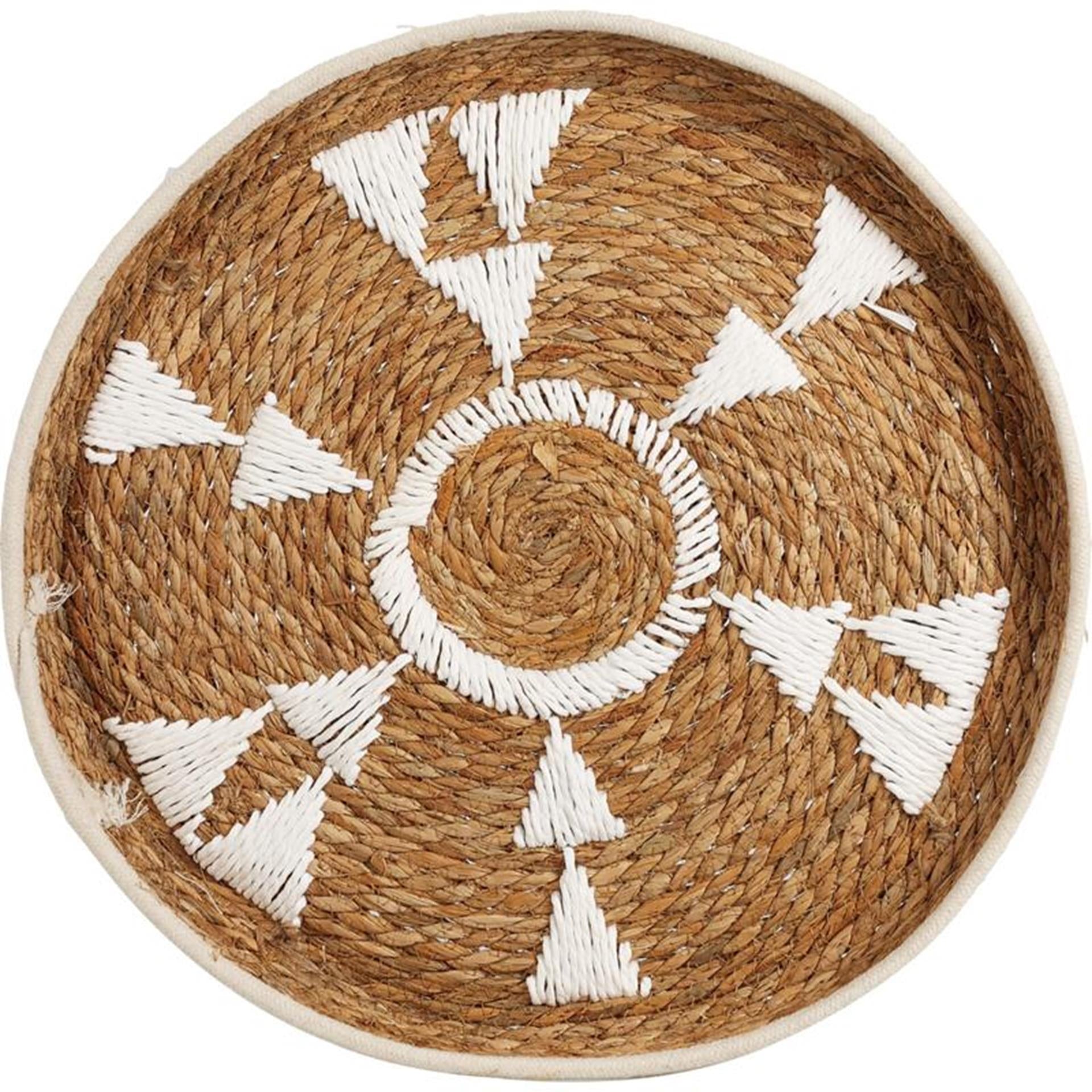 Déco murale home stylisme osier rotin ø42cm