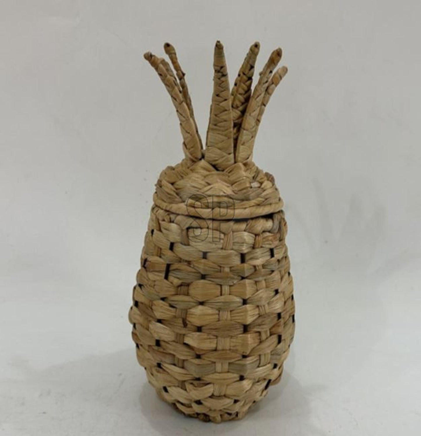 Cosydecor panier ananas osier rotin 35cm