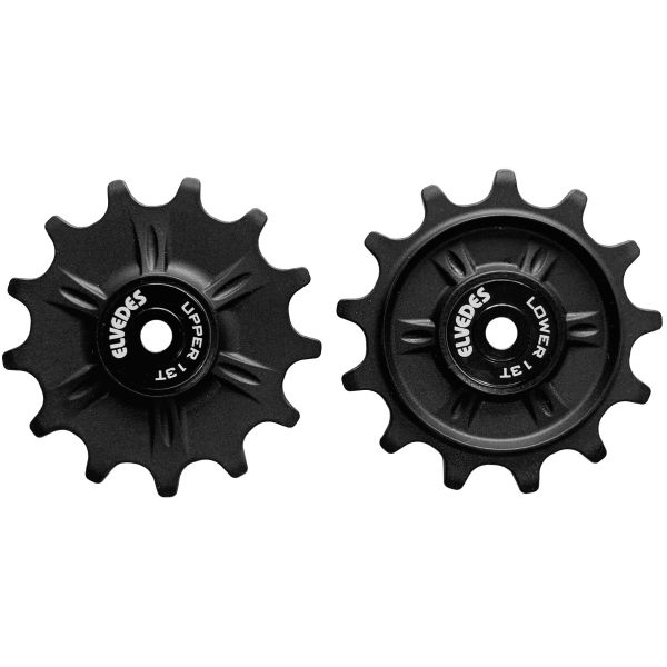 Jeu de dérailleurs Elvedes 2x13T 12V étanche noir