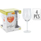 Verre à cocktail Excellent Houseware 600 ml boîte de 4 pièces