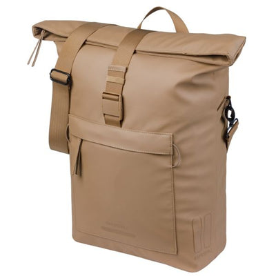 Sac bandoulière vélo Basil brooklyn mik 17l 14 x 32 x 40 cm - sable