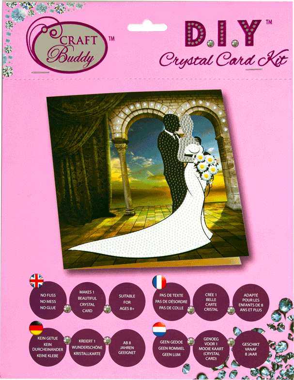 Carte de peinture de diamant mariage
