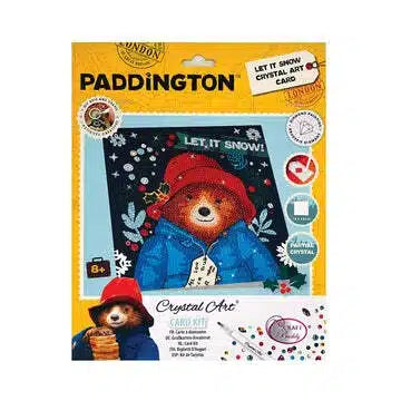 Peinture de diamant Paddington, laissez-le neige des cartes de Noël