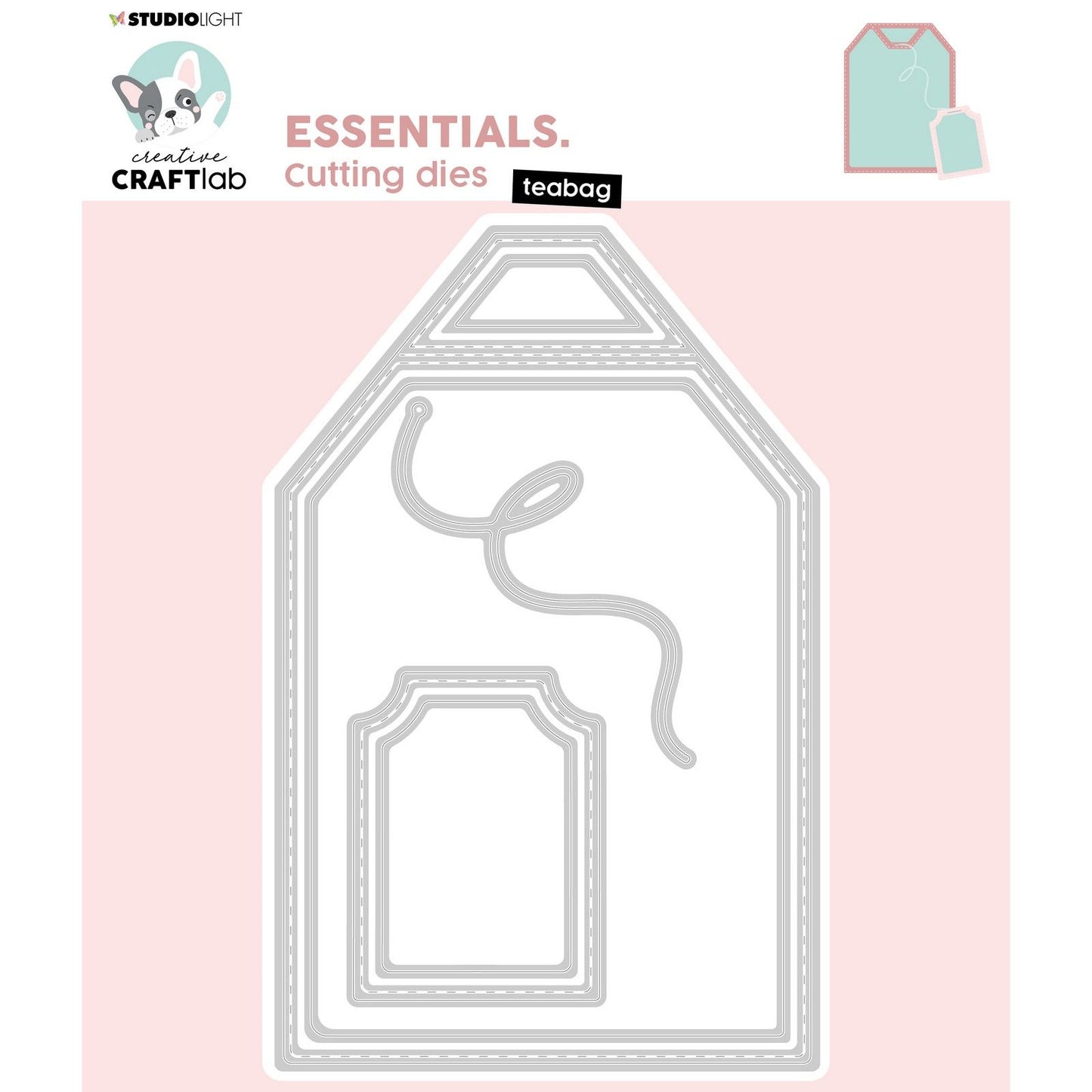Creative Craftlab • Modèle de découpe pour sachets de thé