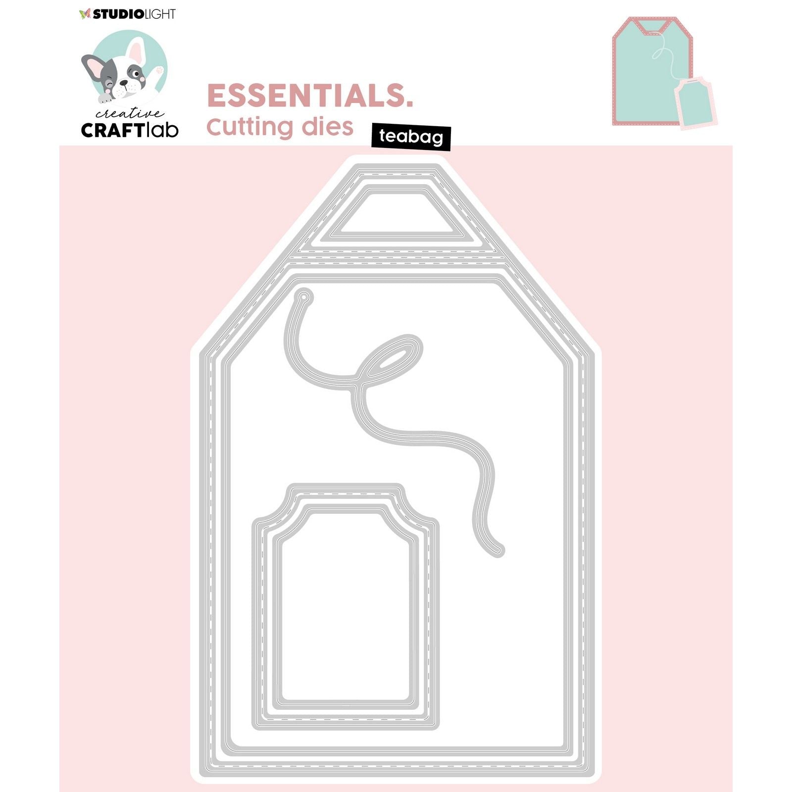 Creative Craftlab • Modèle de découpe pour sachets de thé