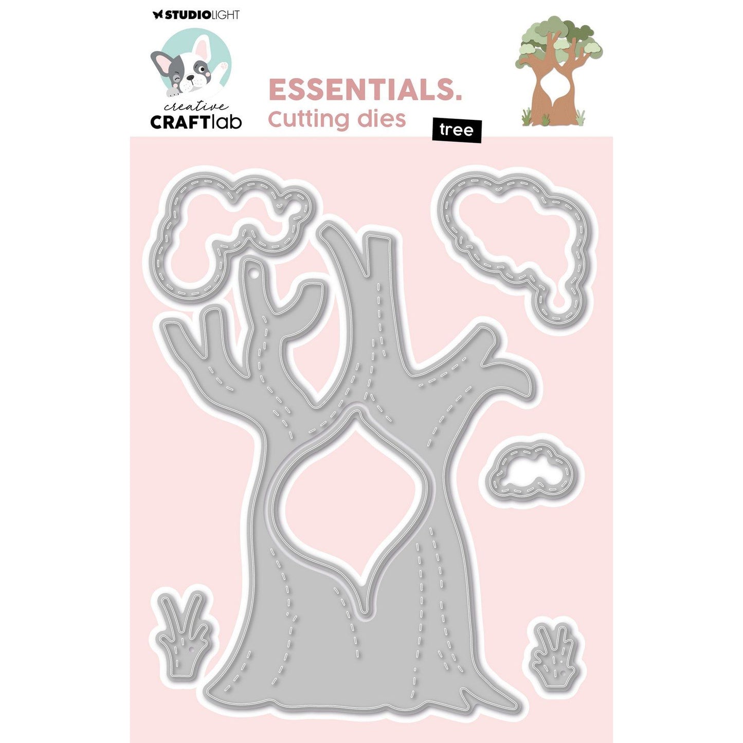 Creative craftlab • matrice de découpe essentiels pour arbre