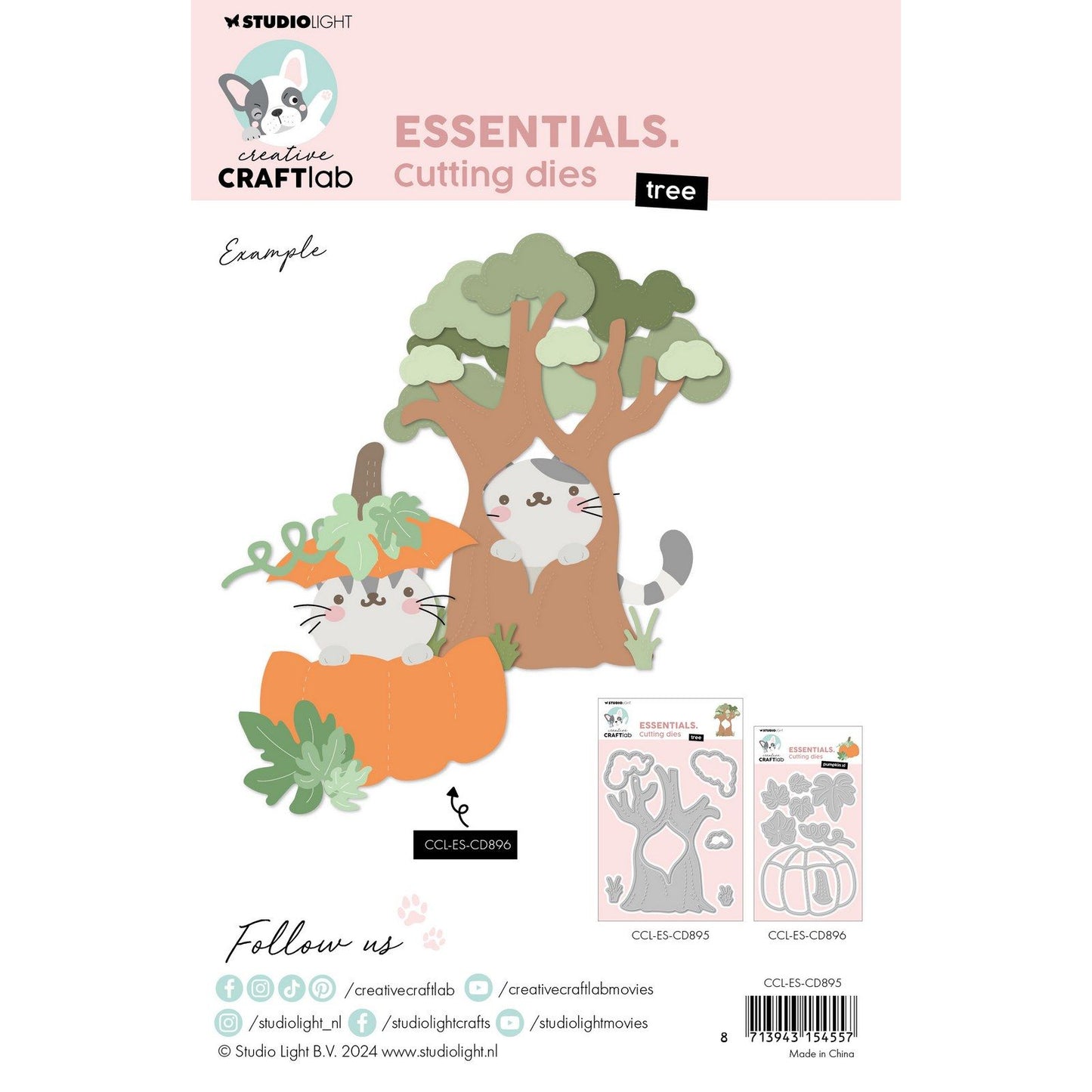 Creative craftlab • matrice de découpe essentiels pour arbre