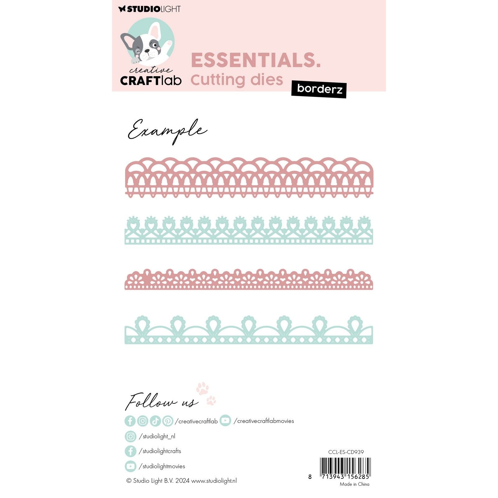 Creative craftlab laboratoire d'artisanat créatif • matrice de découpe essentielle borderz