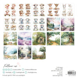 Creative craftlab • bloc de papier collage essentiel laissez-vous fleurir