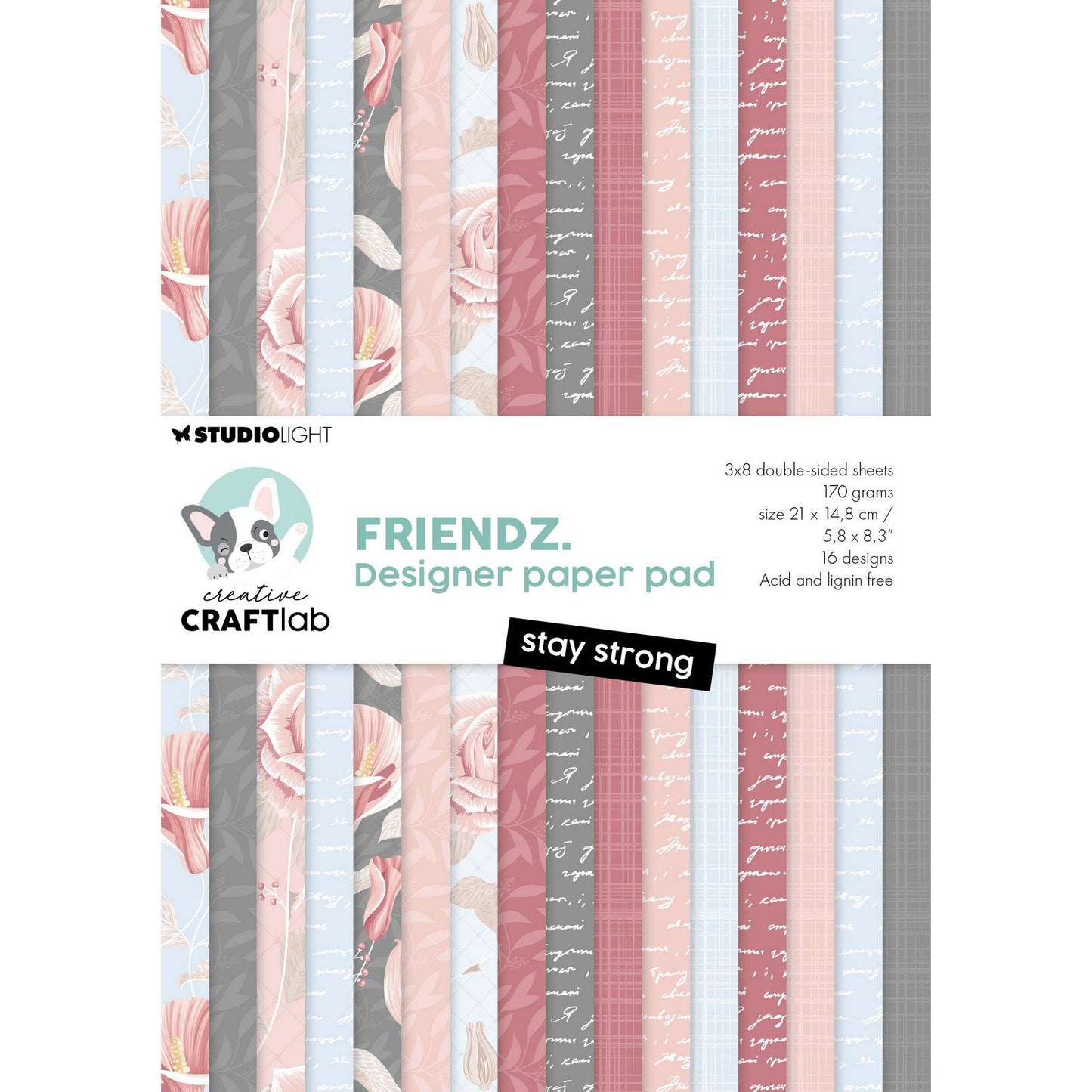 Creative craftlab • Le bloc de papier design essentiel reste solide
