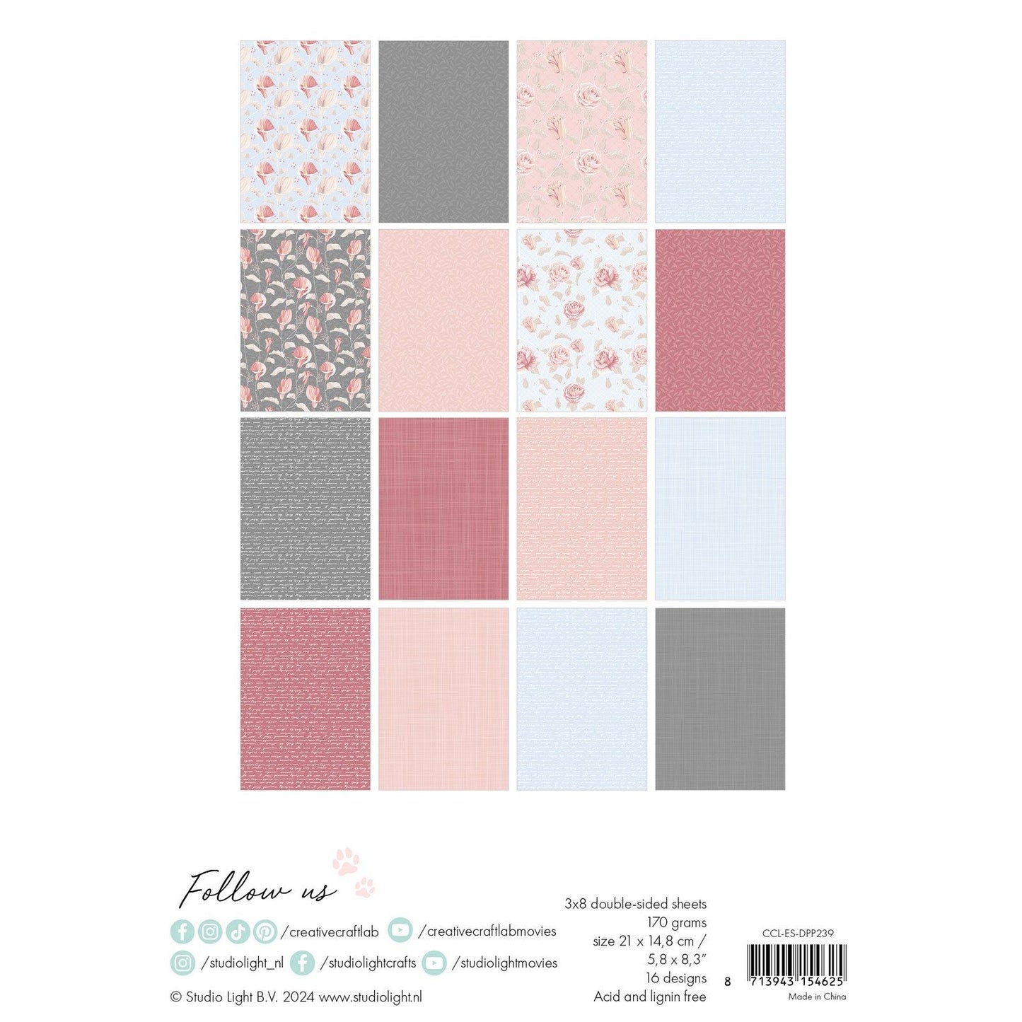 Creative craftlab • Le bloc de papier design essentiel reste solide