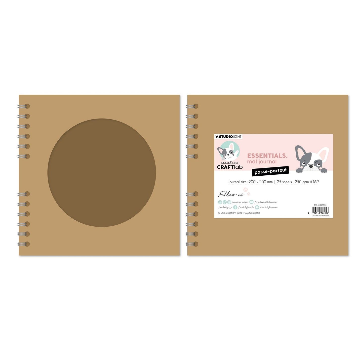 Creative craftlab • passe-partout pour journal mdf essentiel