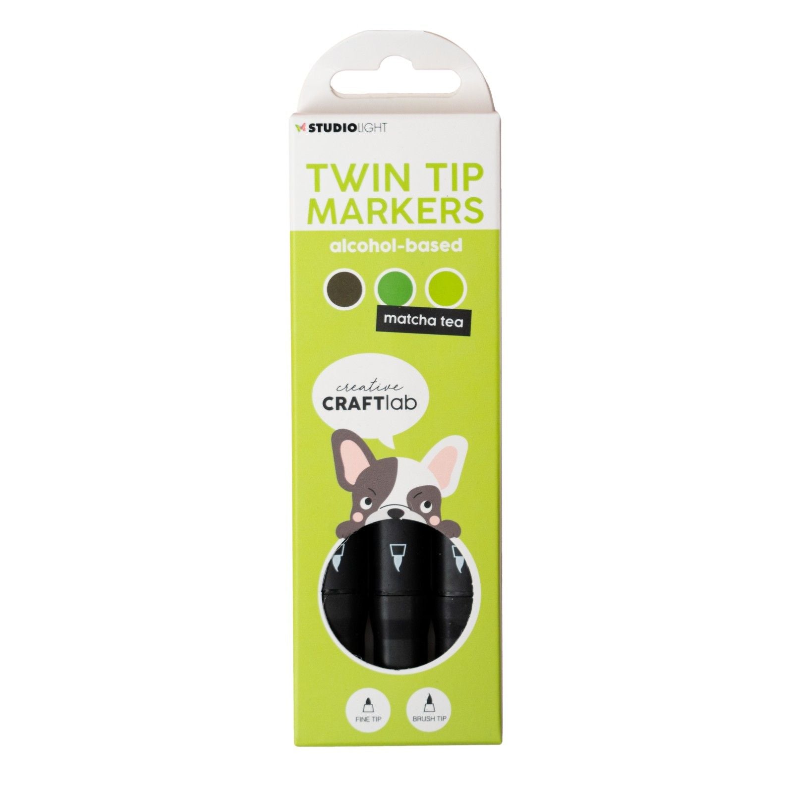 Creative craftlab • marqueur d'alcool essentiel thé matcha