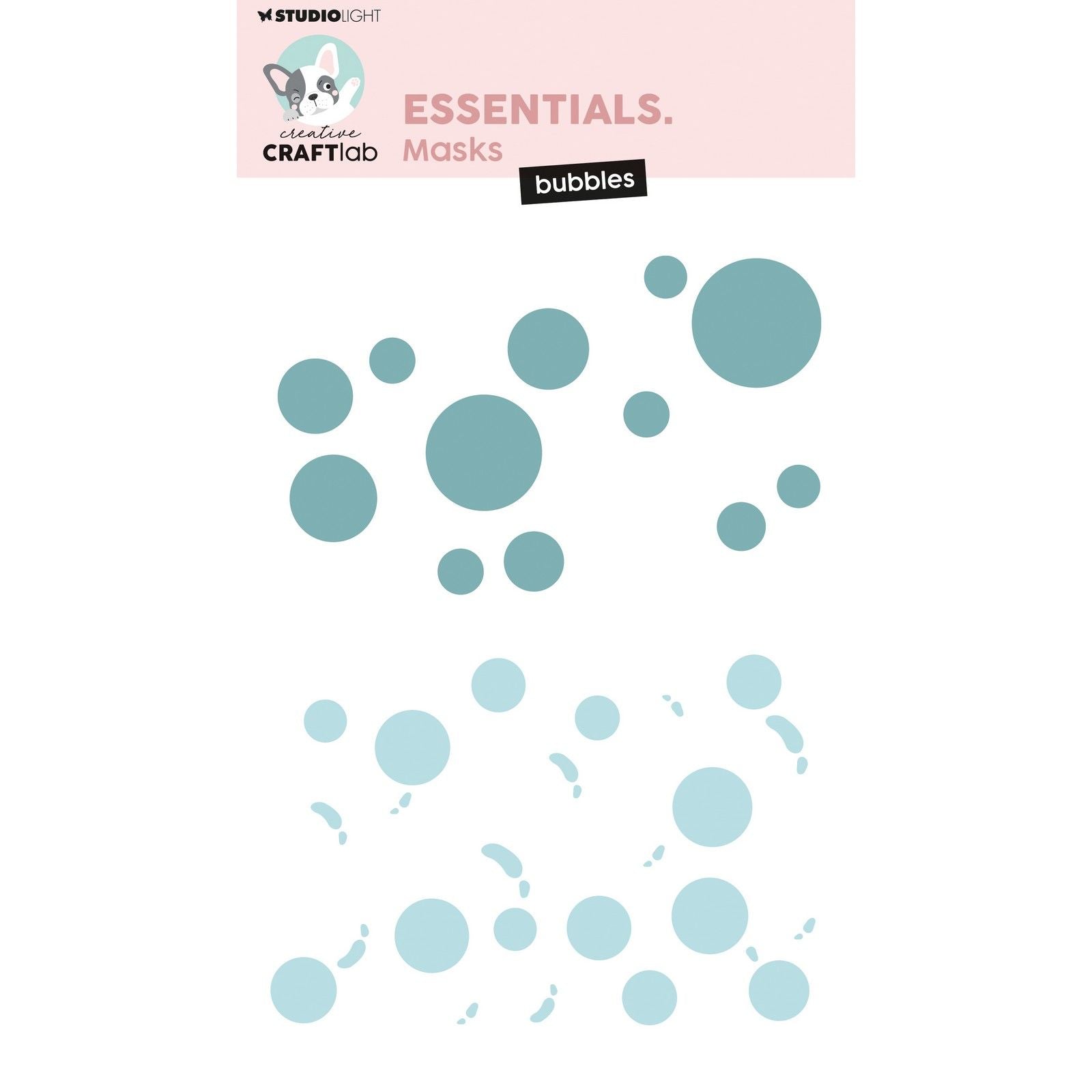 Creative craftlab • bulles de pochoir de masque essentiels