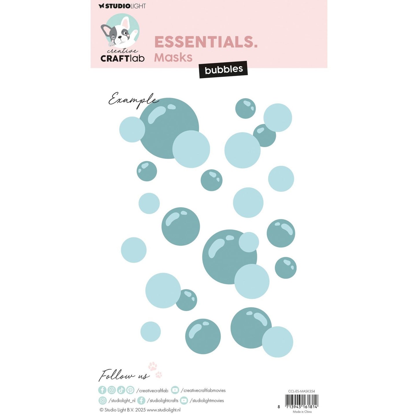 Creative craftlab • bulles de pochoir de masque essentiels