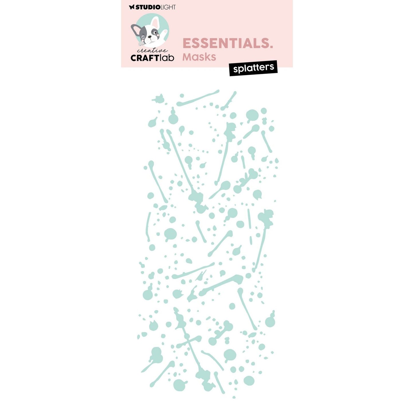 Creative craftlab • éclaboussures de pochoirs pour masque essentiels