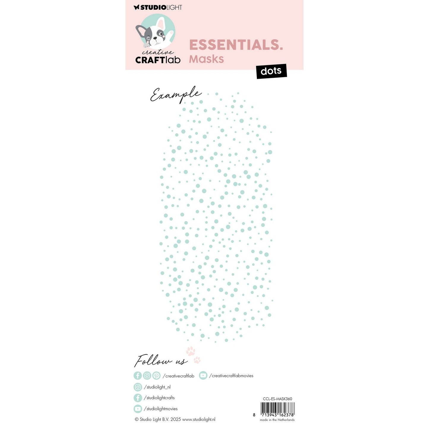 Creative craftlab • points de pochoir de masque essentiels