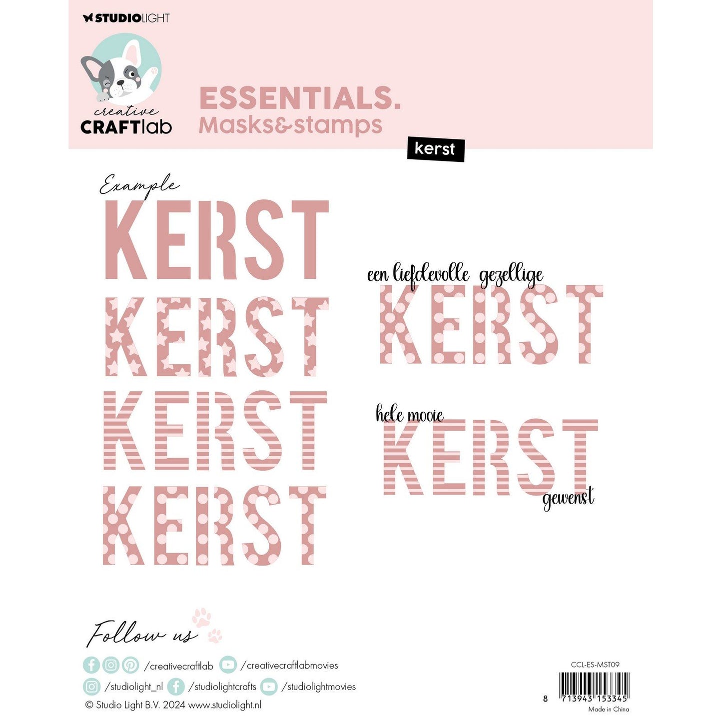 Creative craftlab • tampons de masque essentiels de Noël