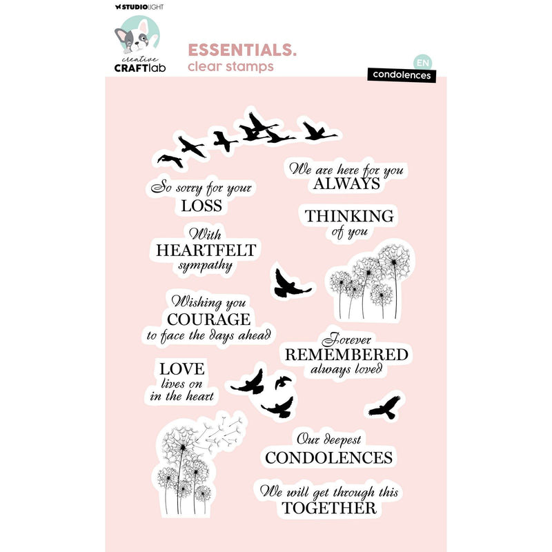 Creative Craftlab • Essentials Tampon transparent pour condoléances