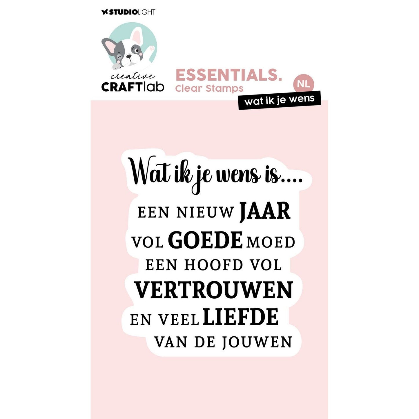 Creative craftlab laboratoire d'artisanat créatif • essentiels tampon transparent ce que je te souhaite