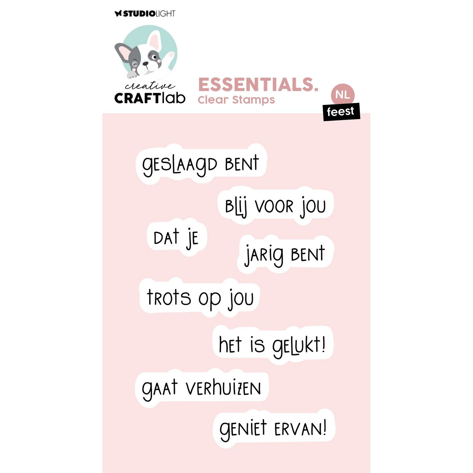 Creative Craftlab • Essentials Clear Stamp Nl Textes