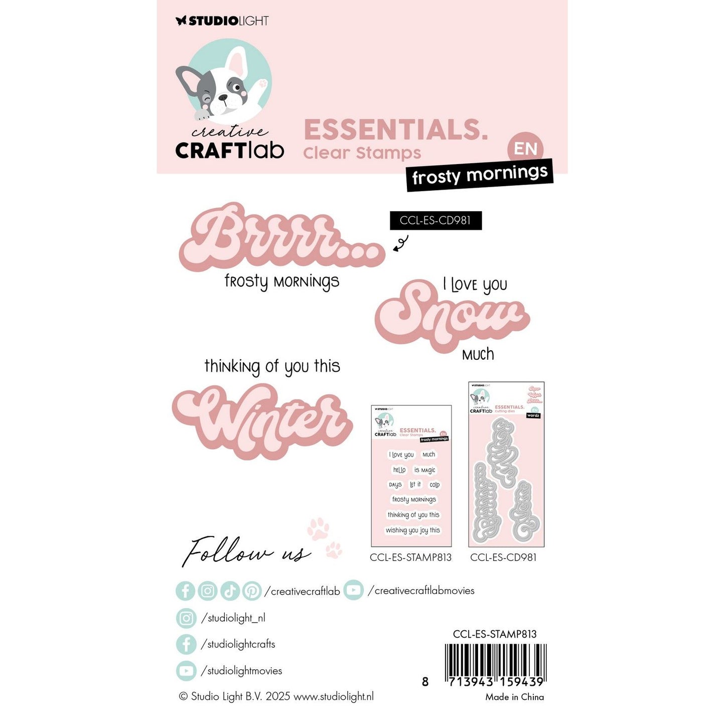 Creative Craftlab • Essentiels tampon transparent matins glacials