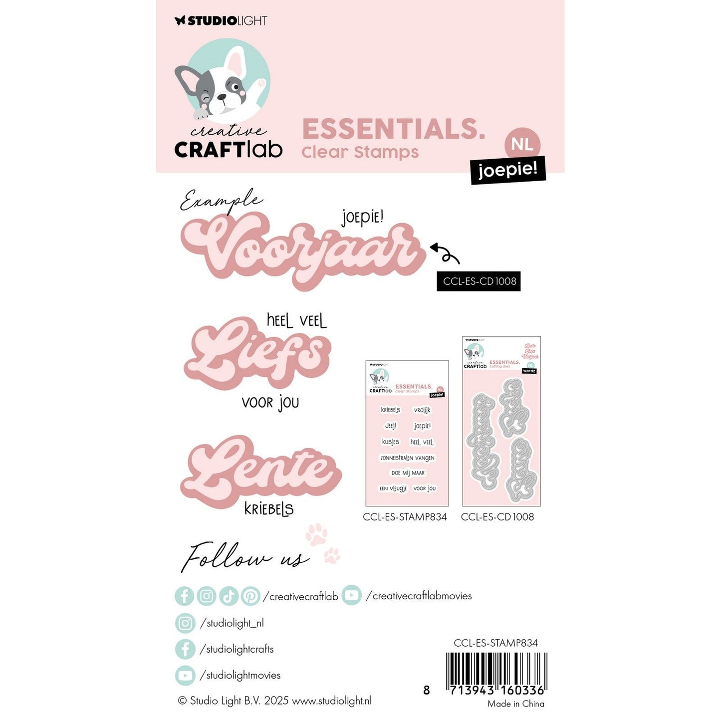 Creative craftlab • tampon transparent essentiel en yay