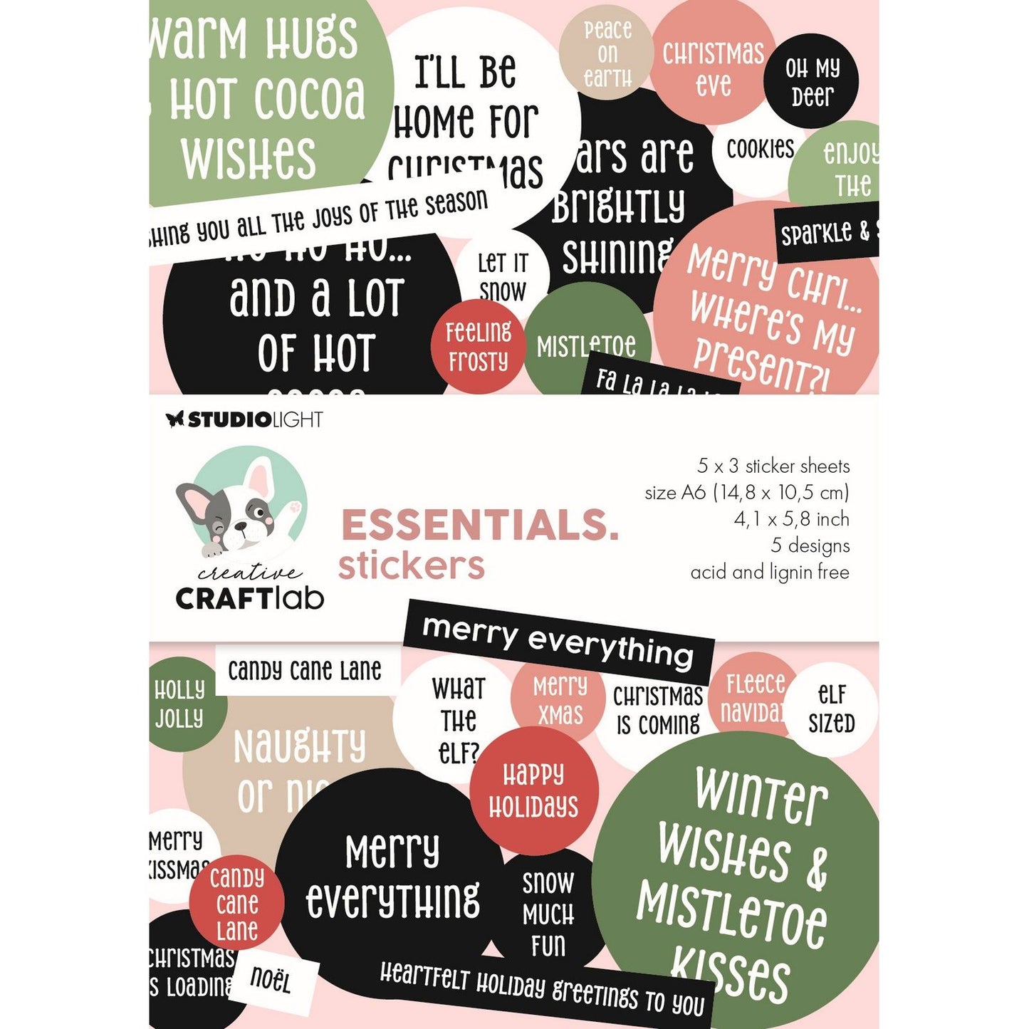 Creative Craftlab • Autocollants essentiels pour tout joyeux