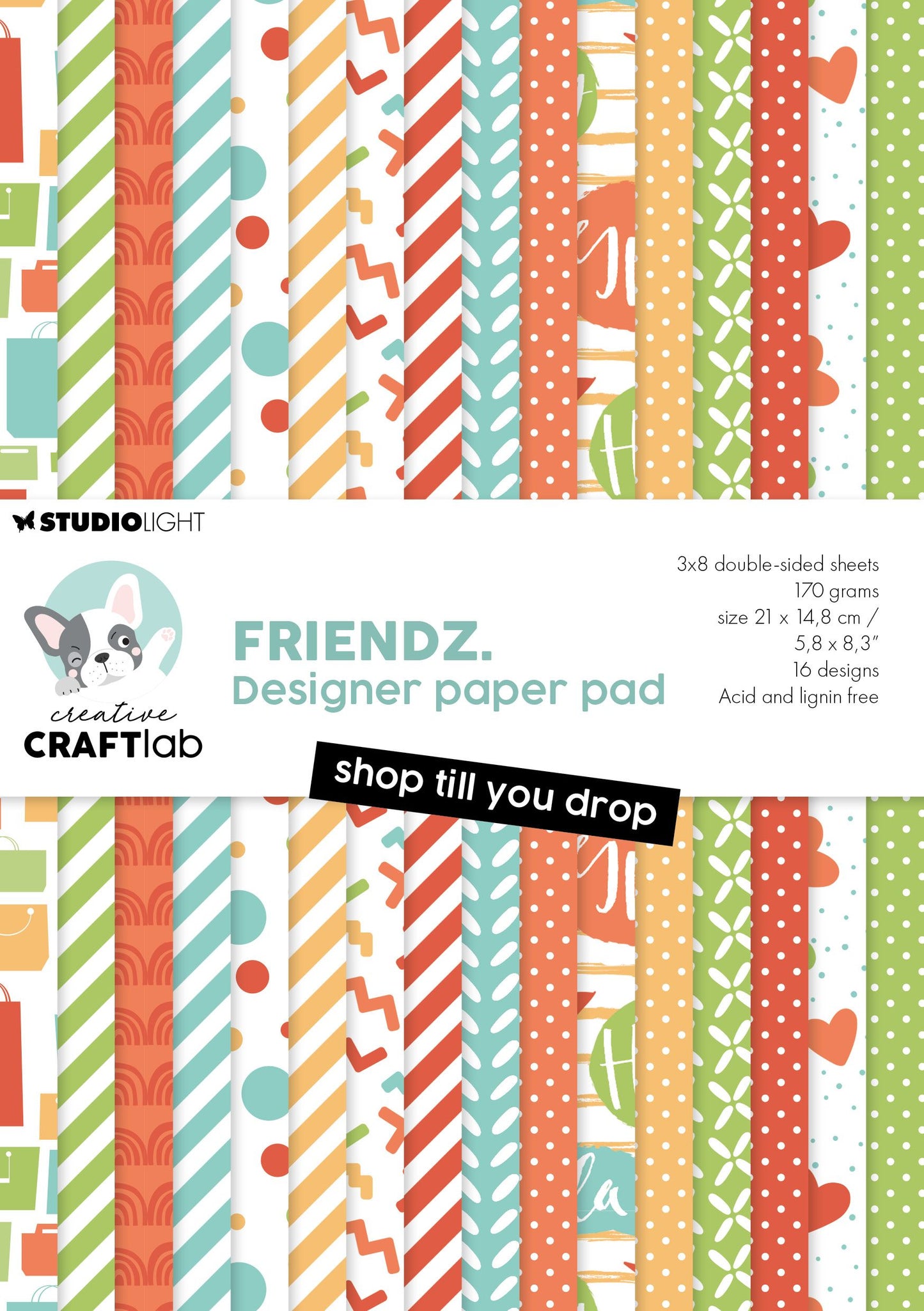 Studio Light Creative Craftlab • Boutique de blocs de papier de conception Friendsz jusqu'à ce que vous tombiez