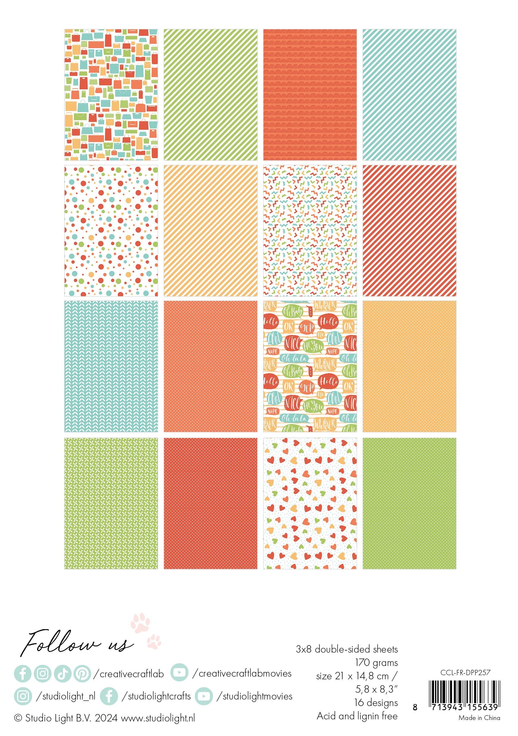 Studio Light Creative Craftlab • Boutique de blocs de papier de conception Friendsz jusqu'à ce que vous tombiez