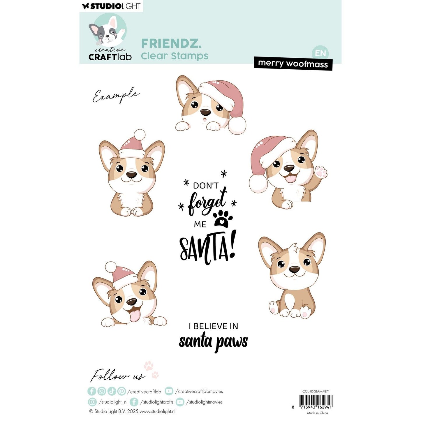 Creative Craftlab • Tampons transparents FriendsZ Merry Woofmass