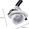 Downlight LED Cct blanc 30w modèle banane 45gr. tri blanc - led2380