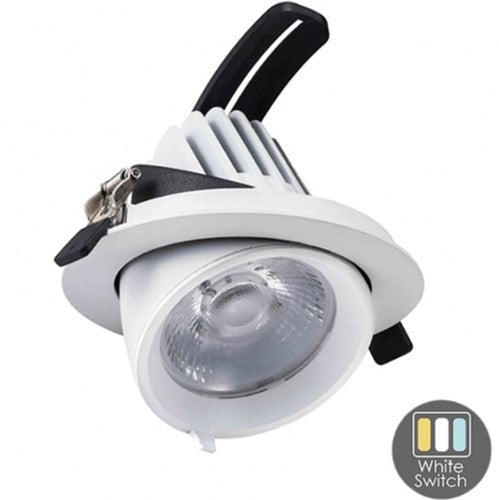 Downlight LED Cct blanc 30w modèle banane 45gr. tri blanc - led2380