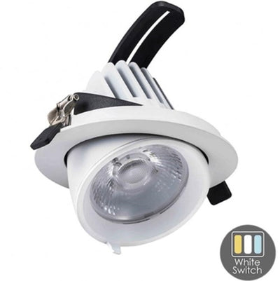 Downlight LED Cct blanc 30w modèle banane 45gr. tri blanc - led2380