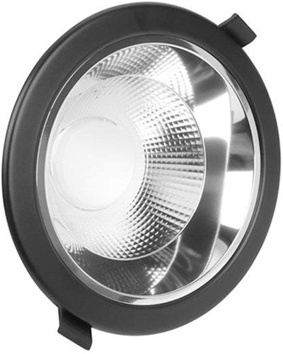 Downlight led Cct réflecteur noir 12w tri-blanc dimmable - led2507