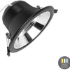 Downlight led Cct réflecteur noir 12w tri-blanc dimmable - led2507