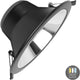 Downlight led Cct réflecteur noir 20w tri-blanc dimmable - led2522