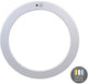 Downlighter à panneau led Cct blanc 18w tri-blanc avec capteur dimmable - led2550