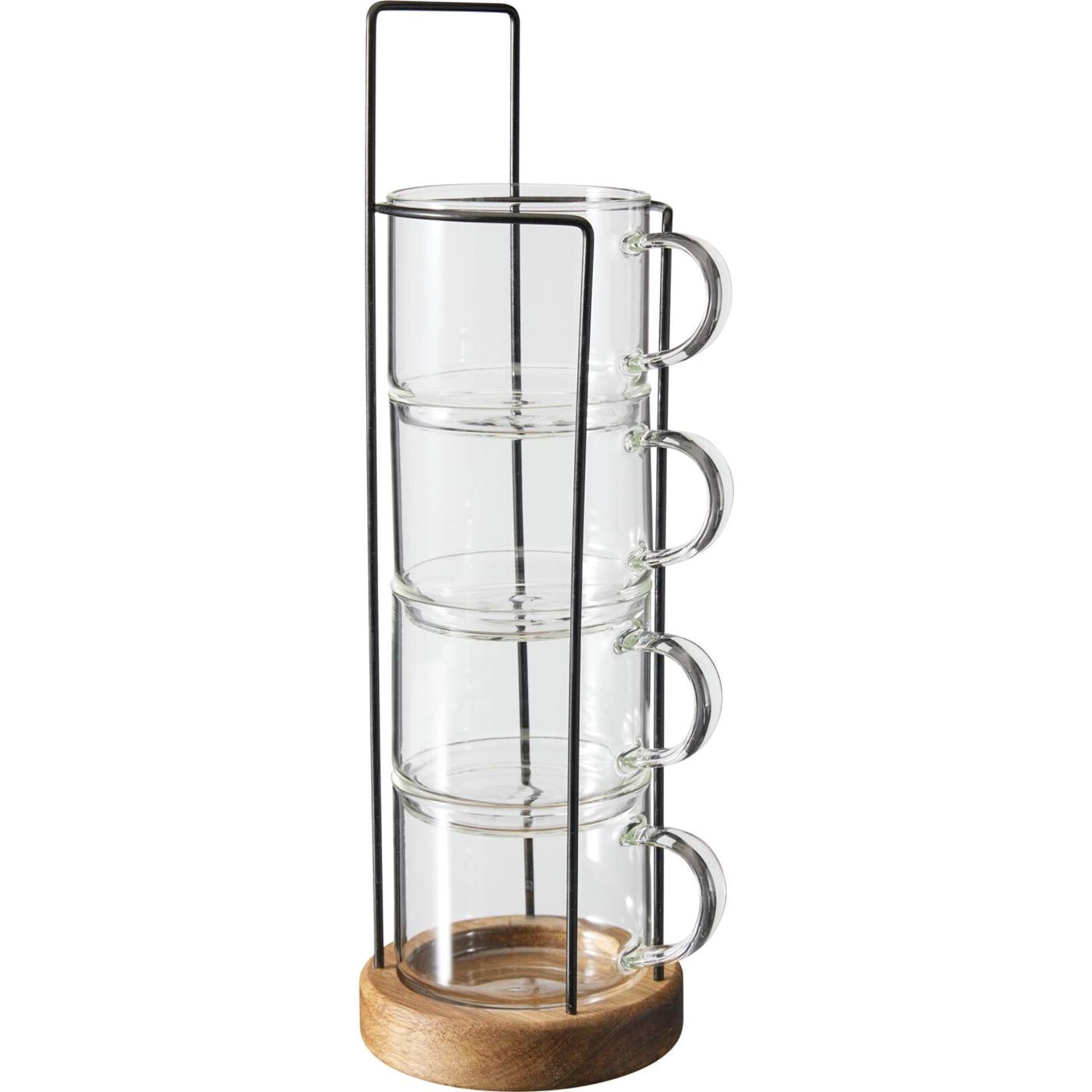 Excellent ensemble de verres à boire pour articles ménagers sur pied