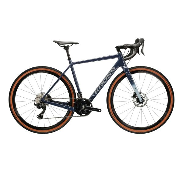 Vélo gravel Kross 28'' esker 8.0 - modèle 2025 - bleu marine - grand (21 )