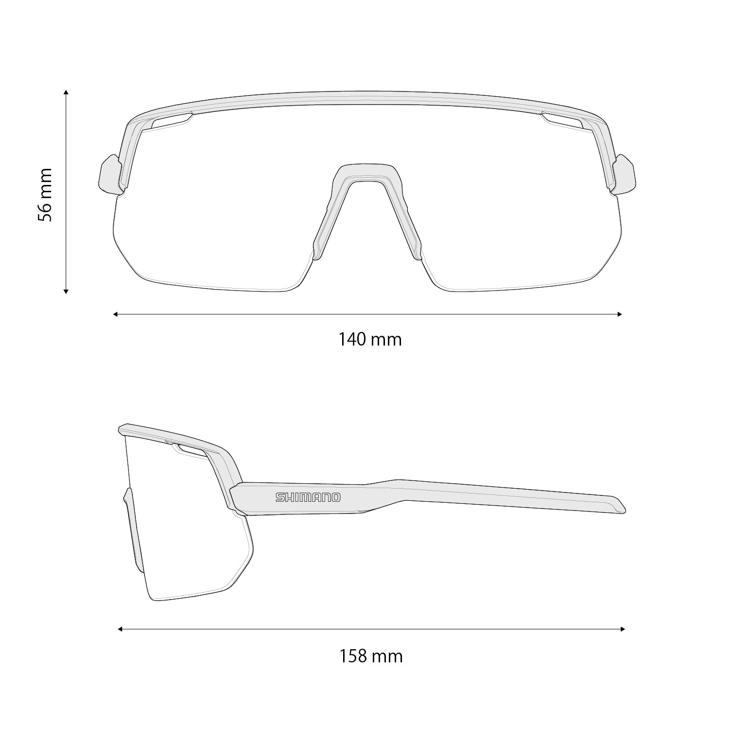 Shimano technium l photochromique - lunettes de sport